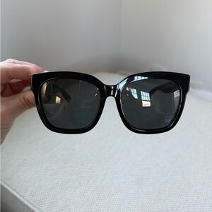 NWT GUCCI Black Square Sunglasses